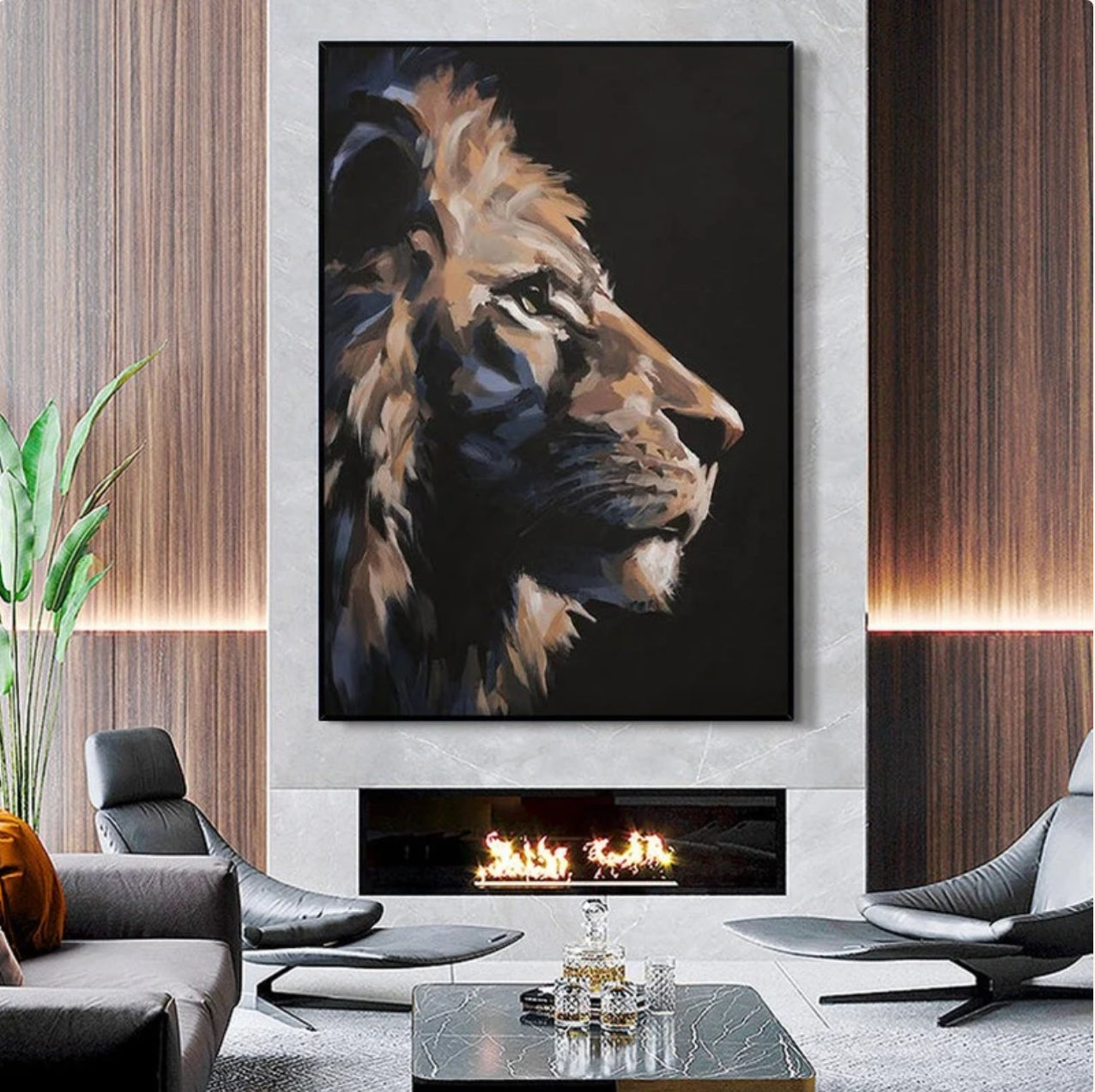 A Lion's Gaze