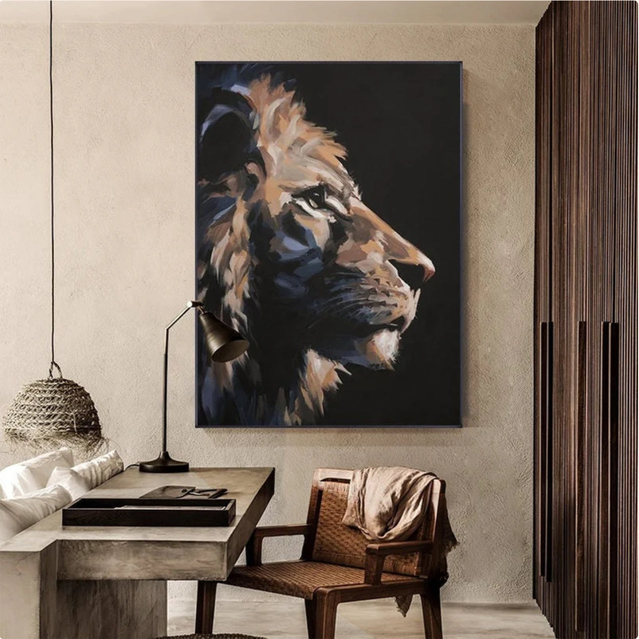 A Lion's Gaze